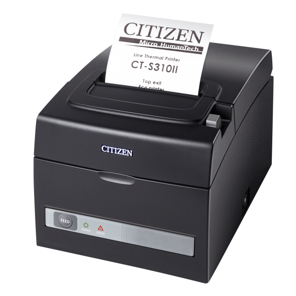 Citizen CT-S310II, Dual-IF, 8 Punkte/mm (203dpi), Cutter, schwarz
